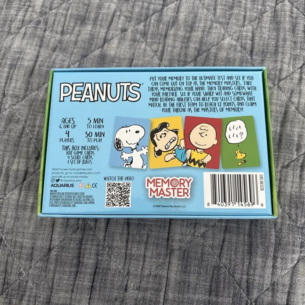 NMR peanuts memory